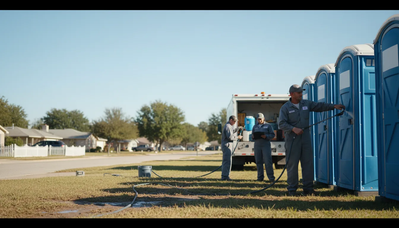 Long-Term Portable Toilet Rental in Columbus, MI near me